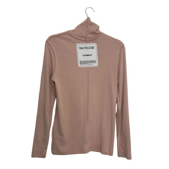 Vetements Tops - Vetements Pink Turtleneck Top